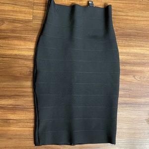 Small Black Bandage Pencil Skirt